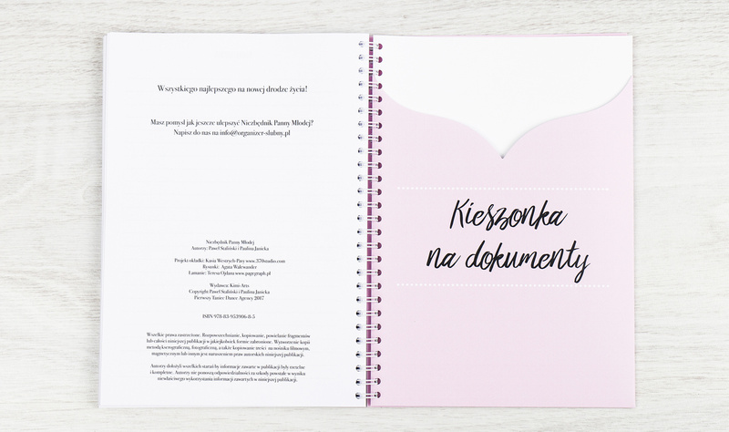 Planer Ślubny - Oprawa Spiralna